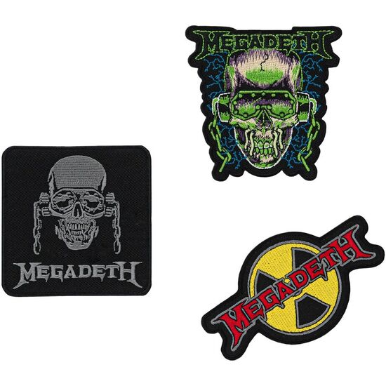 SET 3 PARCHES MEGADETH image 0
