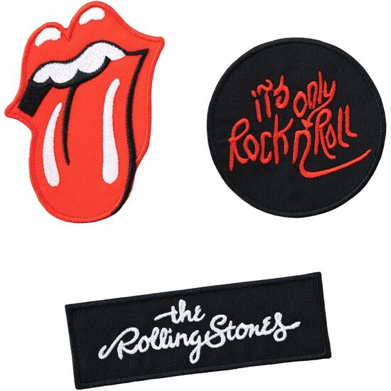 SET 3 PARCHES ROLLING STONES image 0