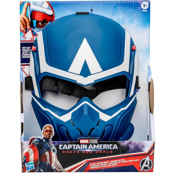MASCARA DE VISION PARA VUELO CAPITAN AMERICA BRAVE NEW WORLD MARVEL image 0