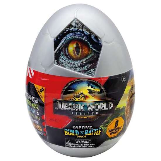 HUEVO SORPRESA JURASSIC WORLD  REBIRTH CAPTIVZ MUCHAS SORPRESAS EN SU INTERIOR image 4