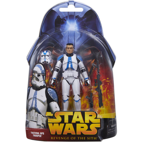 FIGURA TACTICAL OPS TROOPER REVENGE OF THE SITH STAR WARS 15CM image 0