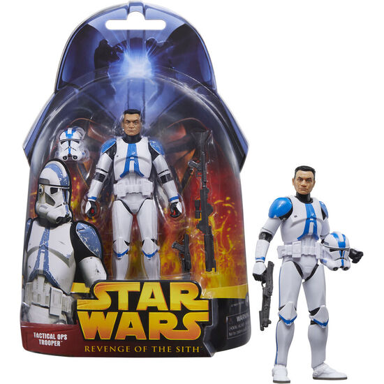 FIGURA TACTICAL OPS TROOPER REVENGE OF THE SITH STAR WARS 15CM image 1
