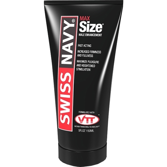 SWISS NAVY MAXSIZE CREAM TUBE 150ML image 0