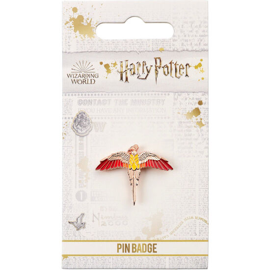PIN BADGE FAWKES HARRY POTTER image 0