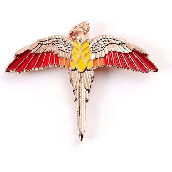 PIN BADGE FAWKES HARRY POTTER image 1