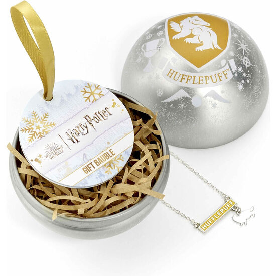 COLGANTE HUFFLEPUFF + BOLA DE NAVIDAD HARRY POTTER image 0