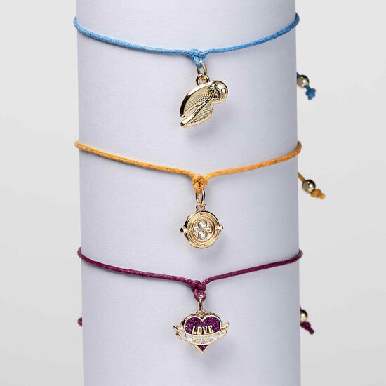 SET 3 PULSERAS AMISTAD SNITCH DORADA HARRY POTTER image 2
