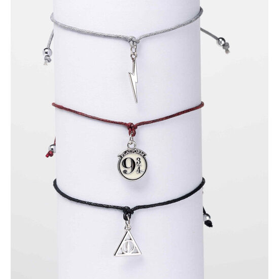 SET 3 PULSERAS AMISTAD RELIQUIAS DE LA MUERTE HARRY POTTER image 2