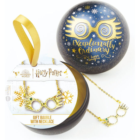 COLGANTE GAFAS LUNA LOVEGOOD + BOLA DE NAVIDAD HARRY POTTER image 0