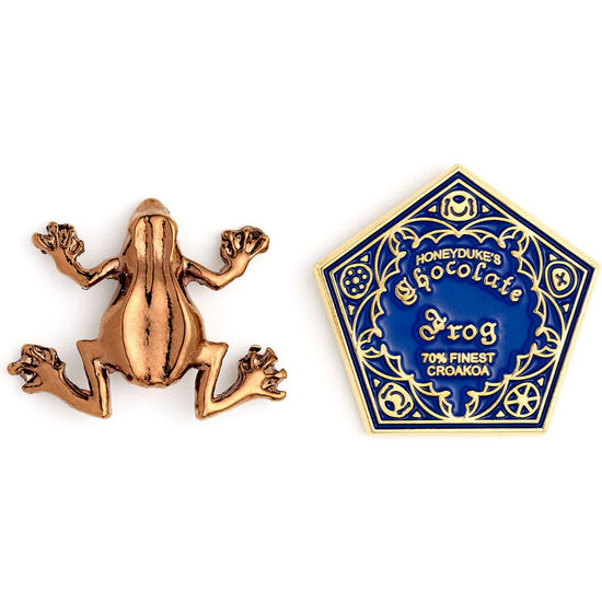 PIN RANA DE CHOCOLATE + BOLA DE NAVIDAD HARRY POTTER image 1