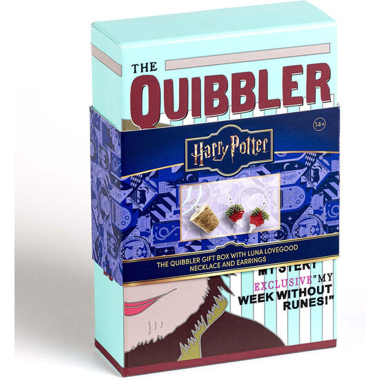 SET COLGANTE + PENDIENTES LUNA LOVEGOODS QUIBBLER HARRY POTTER image 1
