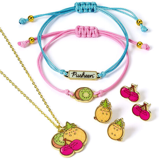 SET COLGANTE + PULSETAS + PENDIENTES PUSHEEN image 0