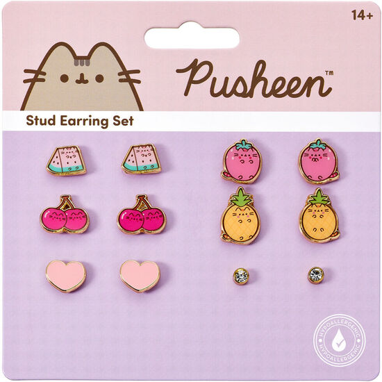 SET 6 PARES PENDIENTES PUSHEEN image 0