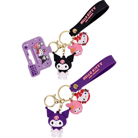 LLAVERO 3D KUROMI HELLO KITTY SURTIDO image 0