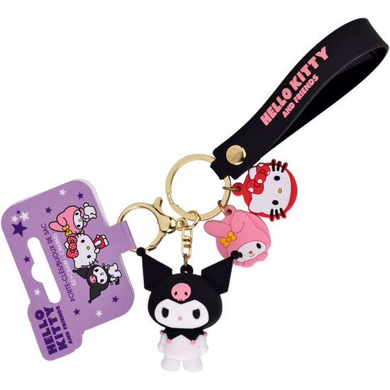 LLAVERO 3D KUROMI HELLO KITTY SURTIDO image 1