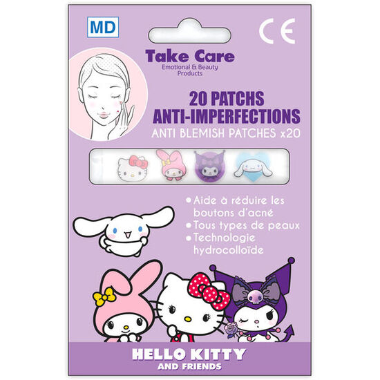 SET 20 PARCHES ANTI IMPERFECCIONES HELLO KITTY &#38; FRIENDS image 0
