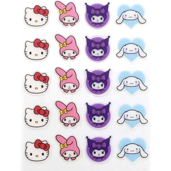SET 20 PARCHES ANTI IMPERFECCIONES HELLO KITTY &#38; FRIENDS image 1
