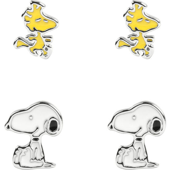SET 2 PARES DE PENDIENTES SNOOPY image 0