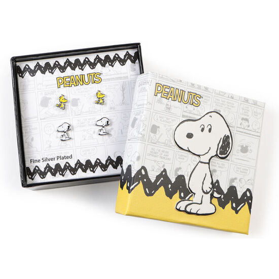 SET 2 PARES DE PENDIENTES SNOOPY image 1