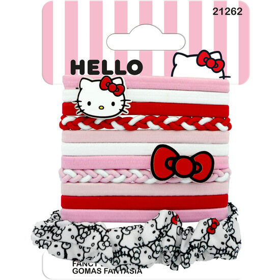 BLISTER 12 GOMAS DE PELO HELLO KITTY image 0