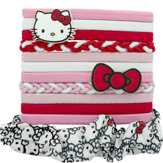 BLISTER 12 GOMAS DE PELO HELLO KITTY image 1