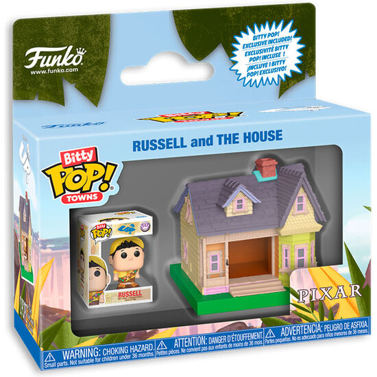 FIGURA BITTY POP TOWN DISNEY PIXAR UP RUSSEL Y LA CASA image 1