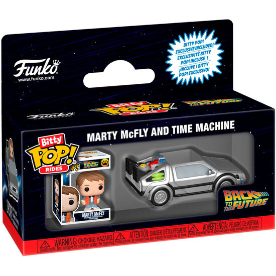 FIGURA BITTY POP RIDE REGRESO AL FUTURO LA MAQUINA DEL TIEMPO image 1