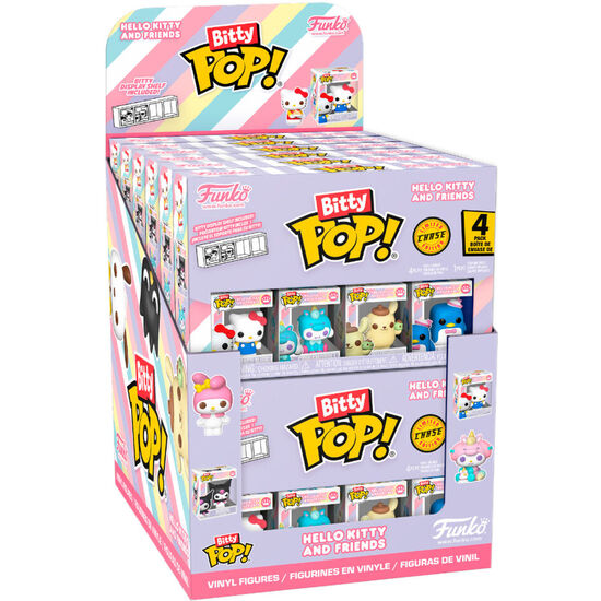 BLISTER 4 FIGURAS BITTY POP HELLO KITTY AND FRIENDS SURTIDO image 0