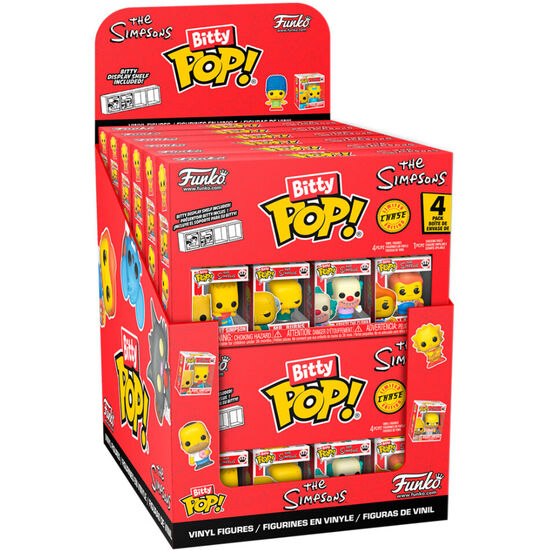 BLISTER 4 FIGURAS BITTY POP LOS SIMPSONS SURTIDO image 0