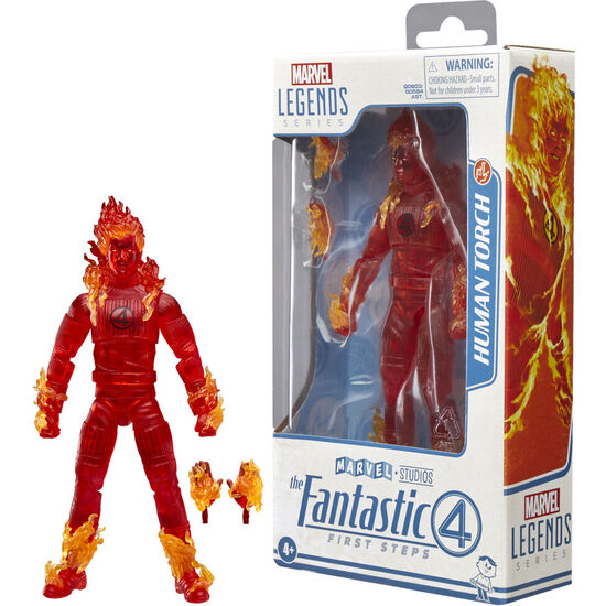 FIGURA ANTORCHA HUMANA LOS 4 FANTASTICOS MARVEL 15CM image 1