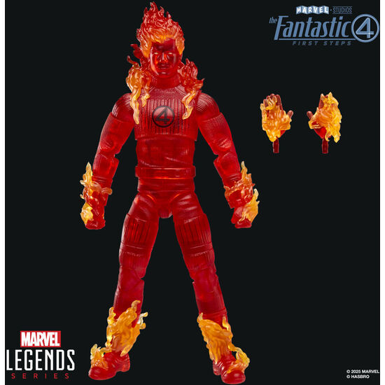 FIGURA ANTORCHA HUMANA LOS 4 FANTASTICOS MARVEL 15CM image 2