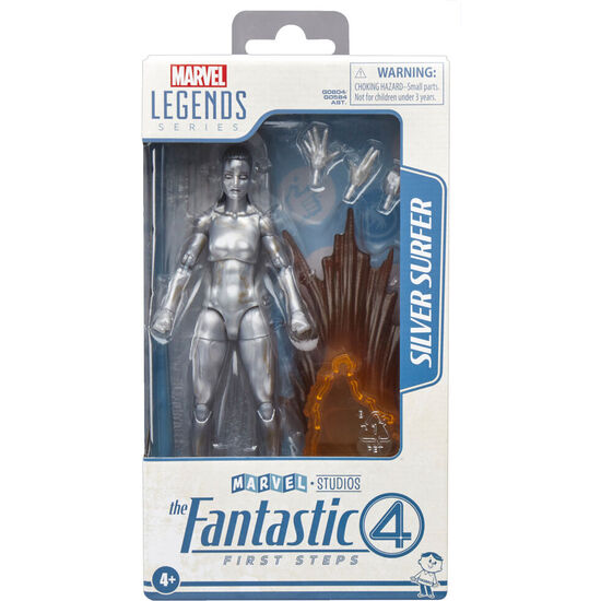 FIGURA ESTELA PLATEADA LOS 4 FANTASTICOS MARVEL 15CM image 0