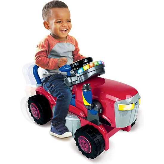 TRICICLO 2 EN 1 CONVERTIBLE EN TRACTOR Y CORTACÉSPED ROJO 55X15X38 CM image 3