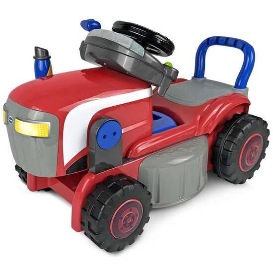 TRICICLO 2 EN 1 CONVERTIBLE EN TRACTOR Y CORTACÉSPED ROJO 55X15X38 CM image 5