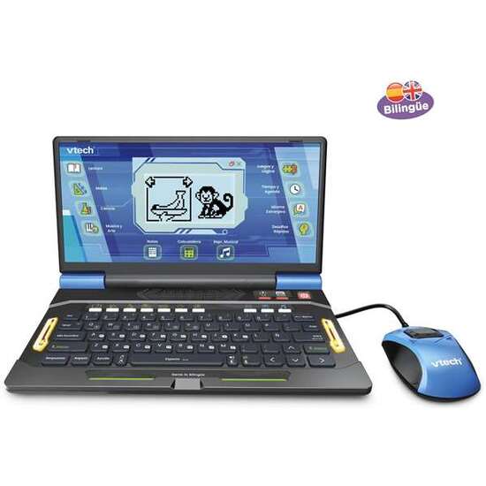 ORDENADOR INTERACTIVO BILINGÜE GENIO XL CON MÁS DE 80 ACTIVIDADES. 38X6,7X30,6 CM image 0