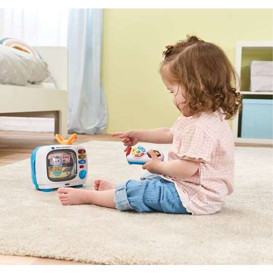 MI TELE MÁGICA CON JUEGOS Y CANALES. TELEVISOR CON PANTALLA ANIMADA NO ELECTRÓNICA Y RICO EN CONTENIDO BILINGÜE. 32,5X13X24 CM image 4