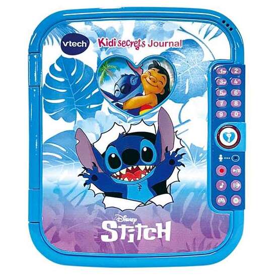 DIARIO SECRETO KIDISECRETS DE STITCH CON CODIGO SECRETO. INCLUYE UN CUADERNO Y COMPARTIMENTO OCULTO. CON LA VOZ REAL DE LOS PERSONAJES. 28X6,5X24 CM image 0