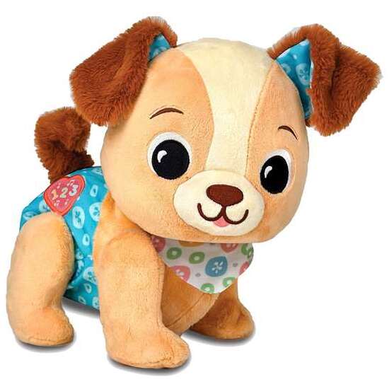 PELUCHE BABY MASCOTA CACHORRITO PASITOS PARA ACOMPAÑAR A LOS PEQUES EN SUS PRIMEROS PASOS. 28X13X33 CM image 0
