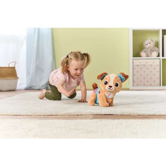 PELUCHE BABY MASCOTA CACHORRITO PASITOS PARA ACOMPAÑAR A LOS PEQUES EN SUS PRIMEROS PASOS. 28X13X33 CM image 1