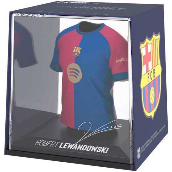 FIGURA MINI CAMISETA LEWANDOWSKI FC BARCELONA image 0