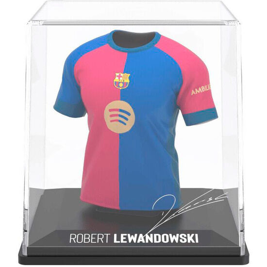 FIGURA MINI CAMISETA LEWANDOWSKI FC BARCELONA image 2