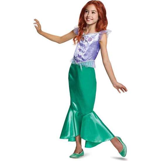 DISFRAZ ARIEL DISNEY PRINCESAS TALLA  M (7-8) image 1