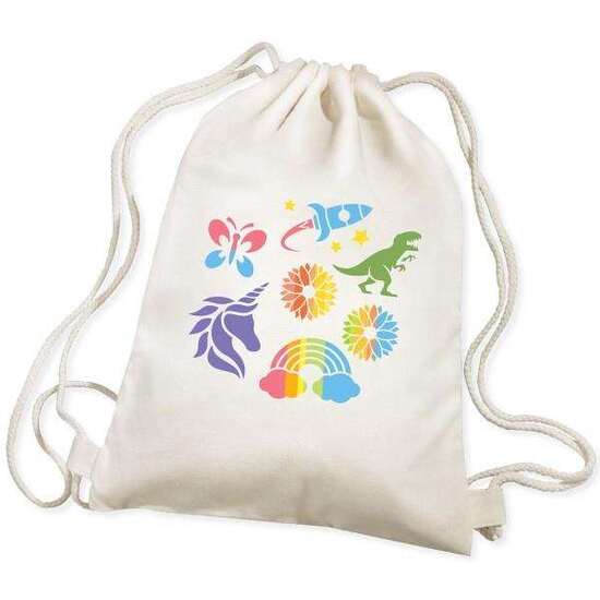 KIDZ MAKER STENCILS DECORA TU MOCHILA image 1