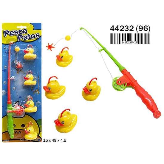 JUEGO DE PESCA, INCLUYE 4 PATOS Y CAÑA image 0