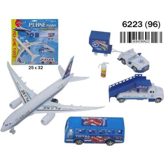 JUEGO AVIÓN AEROPUERTO 25X32 CM image 0