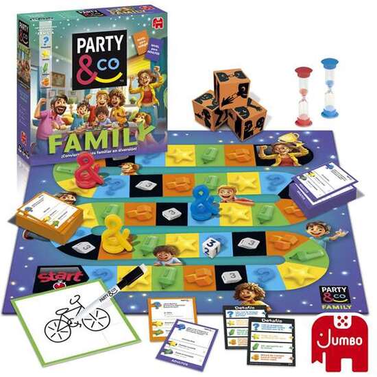 JUEGO PARTY & CO. FAMILY. JUEGO DE MESA PARA TODA LA FAMILIA CON DOS NIVELES DE DIFICULTAD image 1