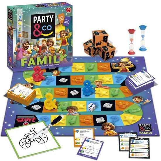 JUEGO PARTY & CO. FAMILY. JUEGO DE MESA PARA TODA LA FAMILIA CON DOS NIVELES DE DIFICULTAD image 2