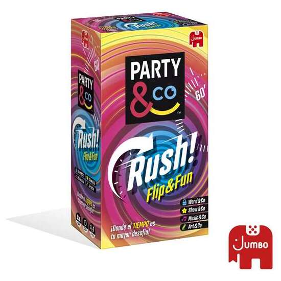 JUEGO PARTY & CO. RUSH. DONDE EL TIEMPO ES TU MAYOR DESAFIO. TRANSFORMA CADA PARTIDA EN UNA CARRERA CONTRARRELOJ. 12X21X7 CM image 3