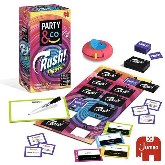 JUEGO PARTY & CO. RUSH. DONDE EL TIEMPO ES TU MAYOR DESAFIO. TRANSFORMA CADA PARTIDA EN UNA CARRERA CONTRARRELOJ. 12X21X7 CM image 5