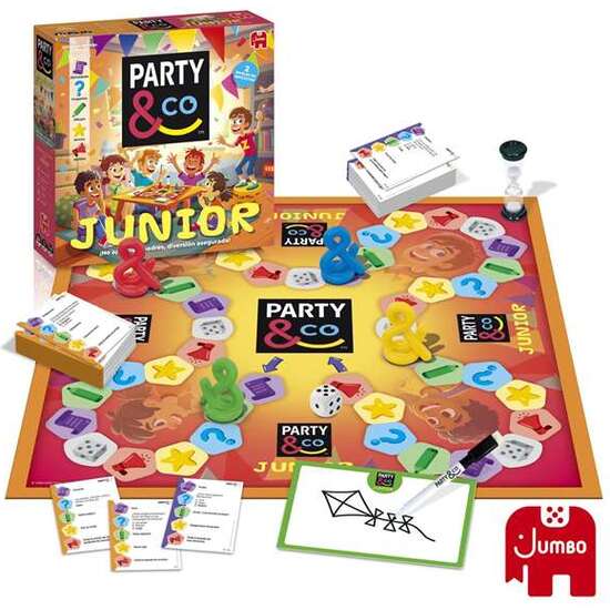 JUEGO PARTY & CO. JUNIOR. JUEGO DE MESA PARA LOS PEQUEÑOS CON DOS NIVELES DE DIFICULTAD SEGÚN EDAD image 1